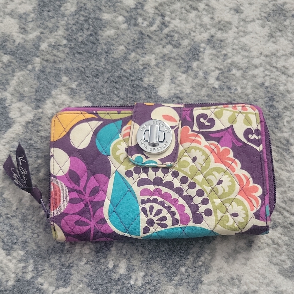 Vera Bradley Multicolor Quilted Wallet